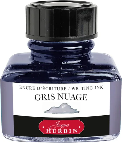 Miniatura 20 de Tinta para pluma estilográfica Herbin - 1 lata de 6 cartuchos - Larmes de Cassis
