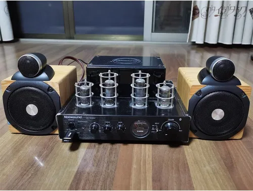 Miniatura 8 de Tweeter HiFi 4 ohmios 25-Core Altavoz de tono ultra alto DIY Tweeter externo agudos para cine en el hogar KTV Car (negro + plata)