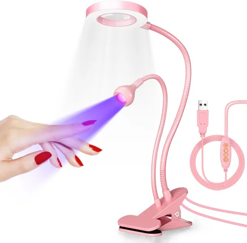 Miniatura 10 de krofaue Lámpara UV para Uñas de 12W - Secador de Uñas Profesional con Sensor Automático con 4 Temporizadores, Botones Táctiles Luz UV Recargable