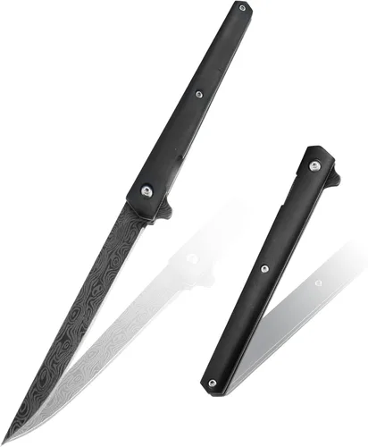 Miniatura 8 de Cuchillo de bolsillo delgado de 4 pulgadas, cuchillos plegables para caballeros, transporte diario para acampar al aire libre