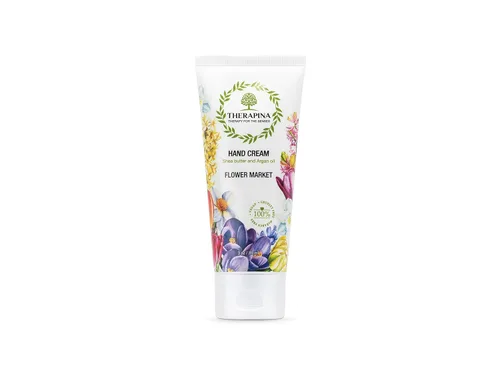 Crema de manos de aromaterapia para piel seca – Crema de manos de manteca de karité para mujeres y hombres con un despertar y aroma de mercado de