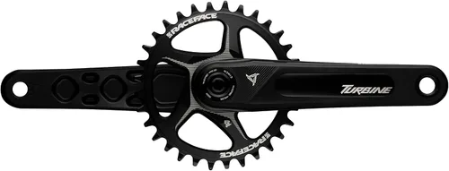 Race Face CK22TUR136ARM165BLK - Turbina unisex con manivelas de 5.354 in y 6.496 in, color negro