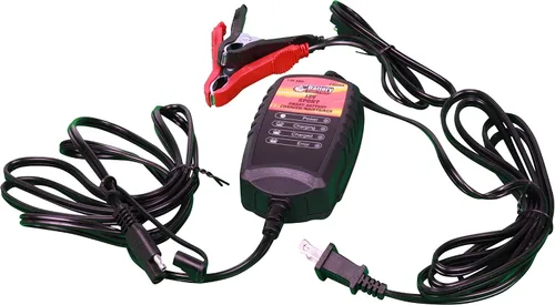 WirthCo 20069 Cargador y mantenedor de batería inteligente certificado por CEC, Battery Doctor negro (12V, 1.25 Amp)