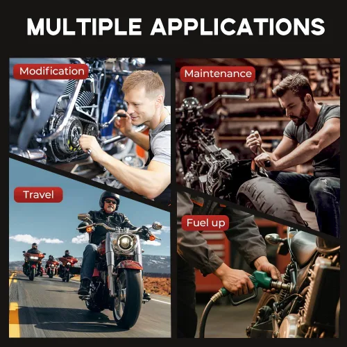 Miniatura 6 de Manguera de purga de frenos, tubo de válvula de retención unidireccional, kit de herramientas de sangrado para embrague de motocicleta de automóvil