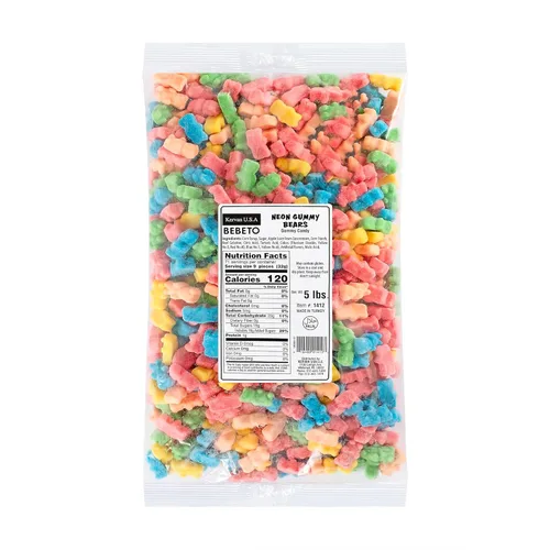 Miniatura 12 de Kervan Candy Bebeto 12 Sabores Gomitas de Oso - Gomitas Afrutadas, Blandas y Dulces a Granel para Niños, Snacks de Regalo y Fiestas - Bolsa