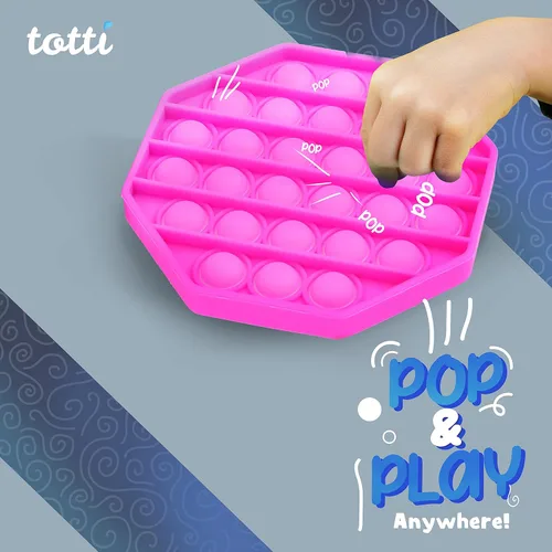 Miniatura 2 de TOTTI Pop It Fidget juguete para la ansiedad empuja burbujas Juguetes sensoriales para reventar burbujas, alivio de la Ansiedad y del estrés