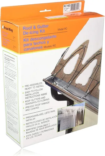 Miniatura 14 de Kit de cables eléctricos automáticos para techos color negro, de 160 x 120 x 7 pies, RC160 de Frost King, RC30