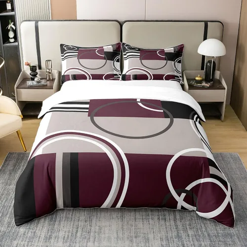 Miniatura 23 de Erosebridal Bohemian 100% Natural Cotton Duvet Cover Twin Country Southwestern Bedding Set Boho Aztec Arrows Diamond Comforter Cover Black Gray