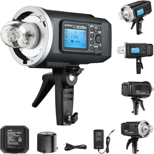 Godox AD600BM Montura Bowens 600Ws GN87 Flash estroboscópico de alta velocidad para exteriores y estudio monoluz con sistema inalámbrico 2.4G X y