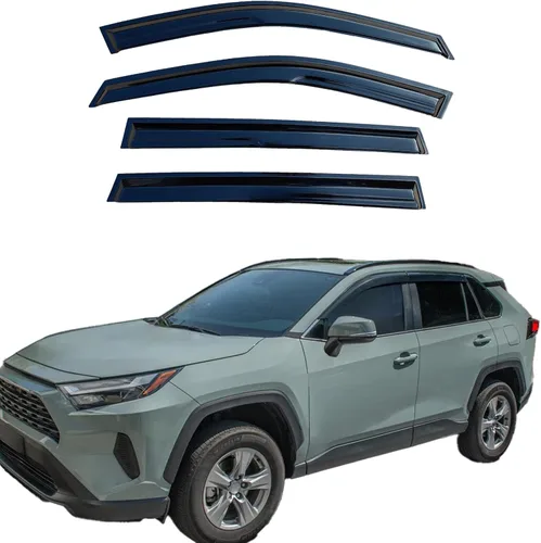 Miniatura 29 de Viseras adhesivas para ventana, protectores de lluvia compatibles con Honda Civic Hatchback 2022-2025, visera de ventilación lateral, deflector