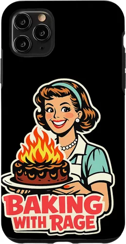 Miniatura 13 de Baking with Rage Retro 1950s Housewife Pop Art Humor Case for iPhone 17