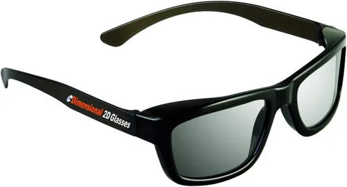 Miniatura 5 de Paquete de 2 gafas 2D – Convierte las películas 3D de nuevo en 2D 2 pares para Sony, LG, Vizio TV y con todos los demás televisores pasivos 3D