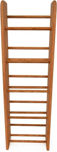 Miniatura 10 de Wood Shed Hill 04 Series - Estante de almacenamiento de CD estilo clavija, estante de almacenamiento de madera de roble real y estantes de Miel