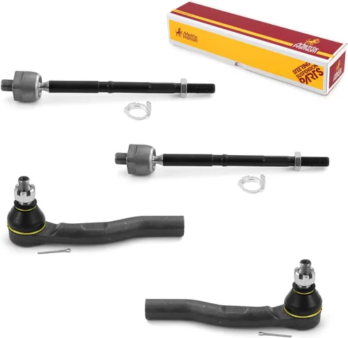 Miniatura 134 de Metrix Premium Chassis Parts - Juego de 4 barras de acoplamiento interior y exterior para Audi A3 15-16, Seat Leon 06-20 (México), 09-17 Volkswagen