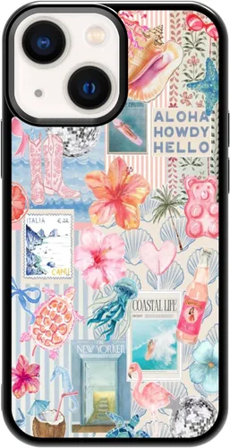 Miniatura 294 de Funda de teléfono de playa de verano a prueba de golpes y protectora con hibisco, bonitas fundas de teléfono para iPhone XR jamaica (Hibiscus Flower)