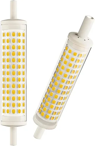 Miniatura 6 de Bombilla LED R7S de 118 mm 30 W, equivalente a 300 W de halógeno T3, 3200 lúmenes, foco lineal de doble extremo regulable tipo J, 120 V, 3000 K
