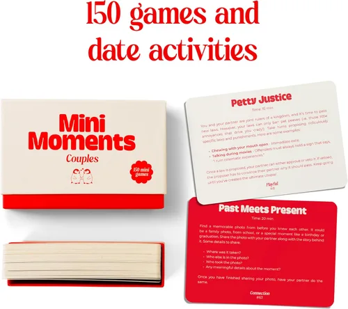 Miniatura 2 de Rabble Mini Moments - 150 juegos de parejas y actividades para parejas con ideas para noches de cita en casa, perfecto para noches de juegos y 2