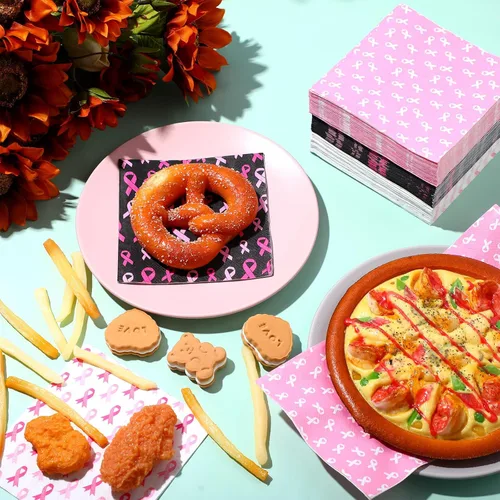 Miniatura 4 de Honoson Servilletas de Cóctel para Invitados de Papel Desechables para Bebidas y Cena Toalla de Mano para Suministros de Fiesta de Cumpleaños