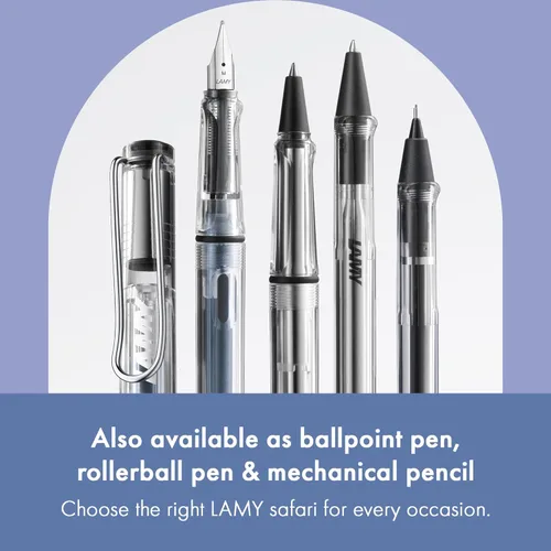 Miniatura 6 de LAMY safari vista - Pluma estilográfica con mango ergonómico y punta de acero pulido en tamaño EF - ideal para cualquier escritura y caligrafía