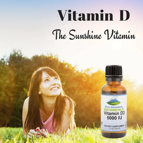 Miniatura 4 de Pure Mountain Botanicals Gotas líquidas de vitamina D3 de 5000 UI (125 mcg) - Gotas Kosher D3 en aceite MCT, sin OMG, sin gluten, sin sabor, 177