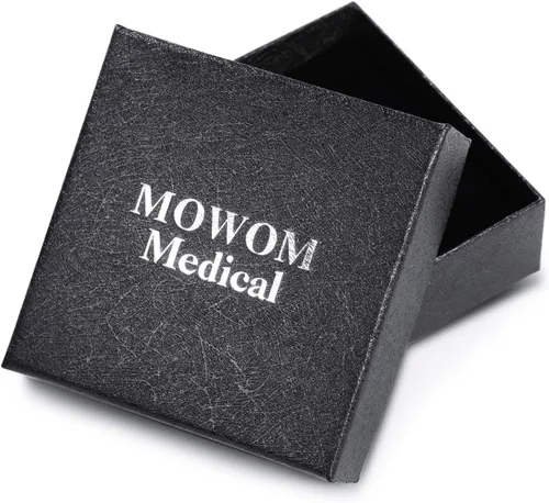 Miniatura 6 de MOWOM Medical - Pulsera de silicona con grabado personalizado, con identificación, alerta médica, pulsera ajustable para hombres, mujeres, niños