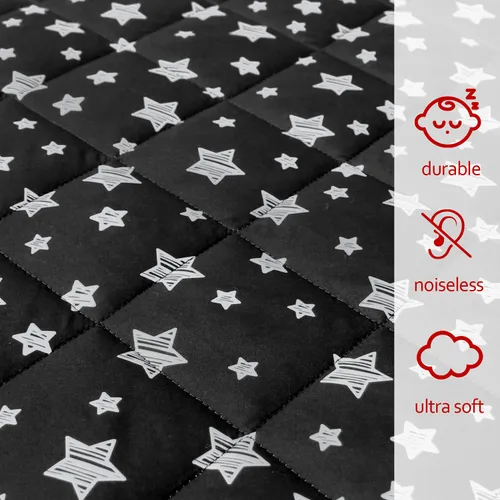 Miniatura 3 de Sábanas Ajustables para Pack and Play, Transpirables Gruesas para Parque de Juegos con Estampado Encantador 39"×27"×5" Compatible con Graco Pack n