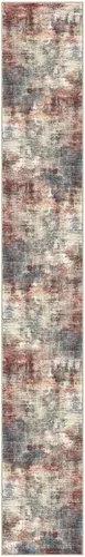 Miniatura 1219 de IOHOUZE Alfombra abstracta lavable de 3 x 12 pies para pasillos, antideslizante para cocina, camino de entrada de lana sintética para interiores
