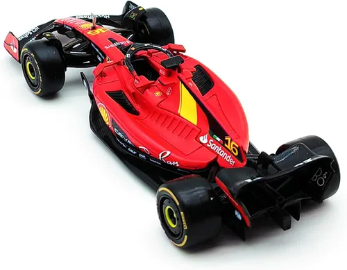 Miniatura 5 de 1/43 F1 2023 SF23 16# Charles Leclerc Scuderia SF23 55# Carlos Sainz aleación coche fundido a presión modelo modelo regalo (1/43 SF23 Monza #16)