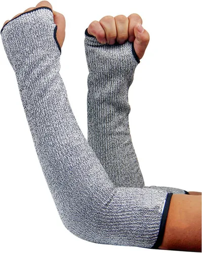 Miniatura 4 de Mangas de agricultores resistentes a cortes, protectores de brazo para piel fina, protección de brazo de seguridad de nivel 5 para soldadura