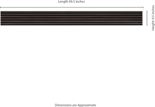 Miniatura 9 de MSI Paquete de 4 paneles de pared de listones de madera acústica para decoración de interiores, paneles de madera acanalados 3D que absorben