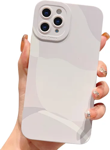 Miniatura 14 de Funda compatible con iPhone XR de 6.1 pulgadas, bonita funda protectora de lente de cámara completa, delgada, suave, a prueba de golpes, para Blanco