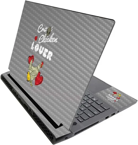 Miniatura 486 de MightySkins - Skin brillante con purpurina para Alienware M17 R3 (2020) y M17 R4 (2021) - Diversión de los años 90 Acabado duradero con purpurina