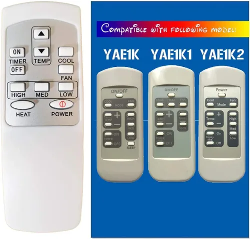 Reemplazo GE Aire Acondicionado Control Remoto YAE1K YAE1K1 YAE1K2