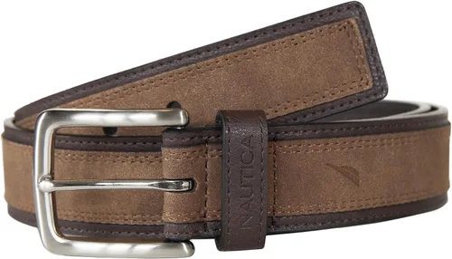 Miniatura 2 de Nautica Cinturón de cuero superpuesto casual para hombre