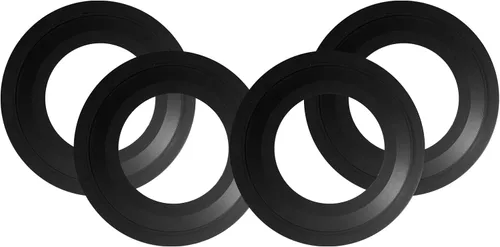 Soliseed Anillo Goof de 5/6 pulgadas para iluminación empotrada, anillo negro para moldura de goof, diámetro exterior de 8.62 pulgadas, diámetro