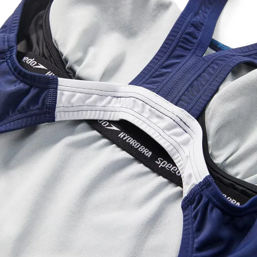 Miniatura 6 de Speedo Creora Highclo Quantum Splice - Traje de baño de una pieza para mujer de corte alto sólido.