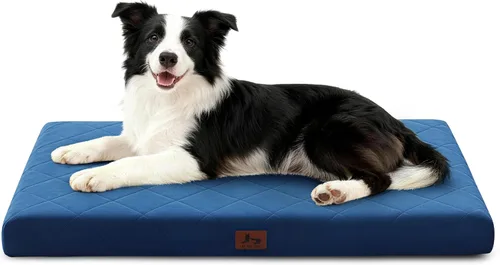 Miniatura 12 de Tapete ortopédico XL para perros extra grandes, cama impermeable para perros con funda extraíble, cama lavable para mascotas, 41 x 28 pulgadas,