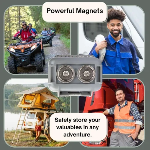 Miniatura 6 de Oculta una llave fuera con nuestra caja magnética, nuestra caja magnética impermeable hermética para llaves debajo del automóvil se mantiene segura