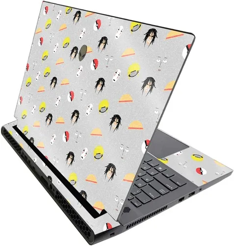 Miniatura 729 de MightySkins - Skin brillante con purpurina para Alienware M17 R3 (2020) y M17 R4 (2021) - Diversión de los años 90 Acabado duradero con purpurina