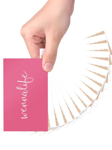 Miniatura 16 de WENNALIFE Extensiones de cabello con pestañas de cinta de repuesto de doble cara, sin residuos, transparentes para extensiones adhesivas, 72 Cinta