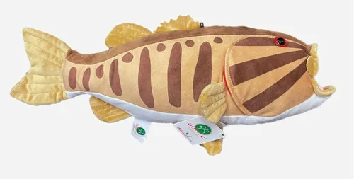 Miniatura 2 de Adore Cranky the Largemouth Bass Fish - Soporte de pared de peluche de 17 pulgadas
