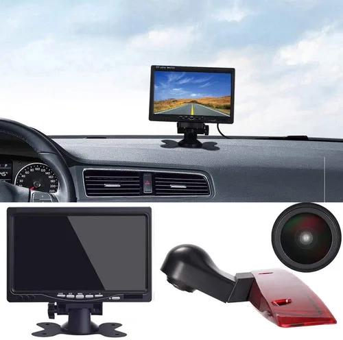 Miniatura 9 de HD 1280x720 píxeles 1000TV líneas 3ª luz de freno cámara reversa cámara de freno cámara de estacionamiento para Mercedes Benz Viano Vito W639 Van 3