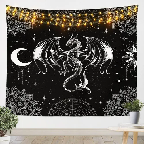 Miniatura 12 de Castle Fairy Tapiz con estampado de leopardo, guepardo africano, tapices para colgar en la pared de la habitación, piel de animal salvaje gris