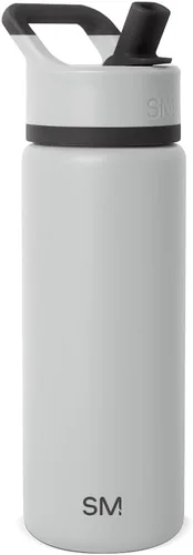 Miniatura 85 de Simple Modern botella de agua reutilizable con tapa con pajilla, de acero inoxidable con aislamiento al vacío, para gimnasio, viajes y deportes