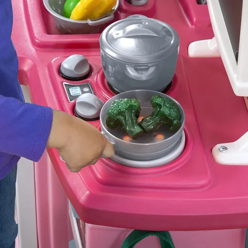 Miniatura 5 de Step2 Gran juego gourmet de plástico para niños pequeños cocina juego estación de trabajo