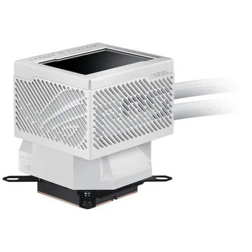 Miniatura 8 de ASUS ROG Ryujin III 240 ARGB WHT Enfriador líquido para CPU todo en uno con radiador de 240 mm. Bomba Asetek de 8ª generación, 2 ventiladores ARGB