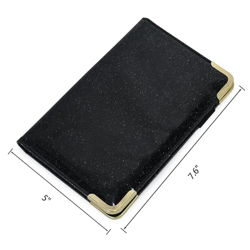Miniatura 2 de DGBDPACK Libreta de servidor - Libretas de servidor para camarera con bolsillo con cremallera, 6 compartimentos, cartera organizadora de dinero