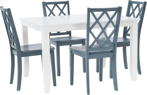 Miniatura 19 de Powell Silla auxiliar de comedor Conolly Blue Graphite