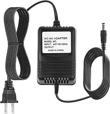 Marg Reemplazo del adaptador de 12V AC/CA para el sótano Watchdog Modelo No. BWS-12A BWS12A BWSP Especial 2500 GPH Caja de batería resistente Reloj
