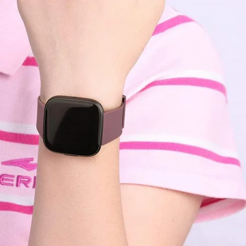 Miniatura 8 de Paquete de 6 correas para reloj inteligente Fitbit Versa 2, pulseras deportivas clásicas suaves de repuesto para mujeres y hombres